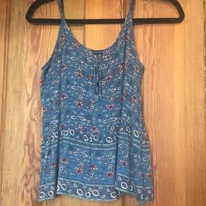 American Eagle floral tank top